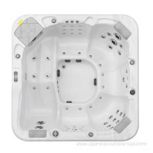 Swimming spa hot tub for indoor and outdoor